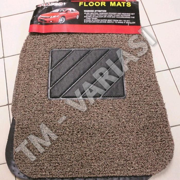 Karpet Mie / Karpet Bihun Mobil Universal Warna Cream Coklat
