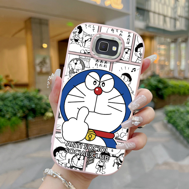 Casing Hp Untuk Samsung Galaxy J2 Prime J2 Ace A7 2018 Case Kucing robot kasing Elastis softcase tek