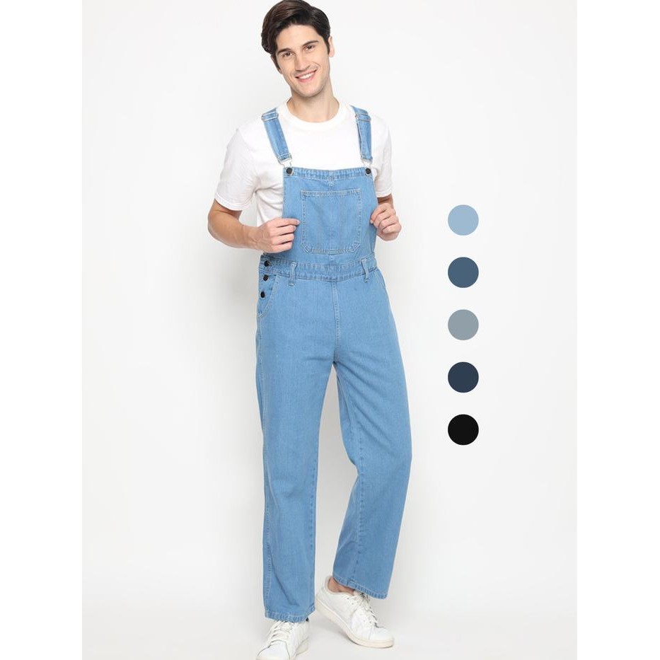 Nuber Jumpsuit Pria Overall Wearpack Jeans B01