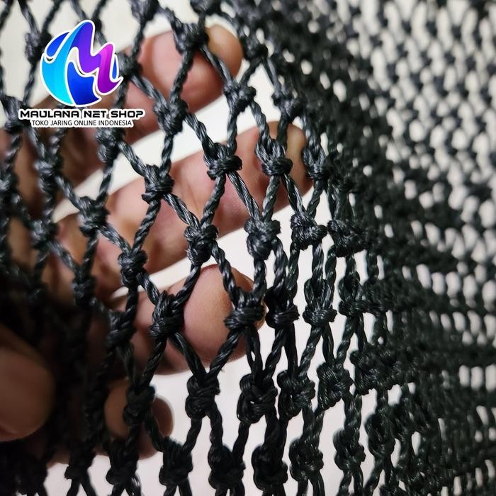Jaring Pe Lubang Kecil 1Cm Tebal 2Mm Benang D30 Lebar 4M Untuk Pengaman Kolam Ikan Kandang Ayam Golf