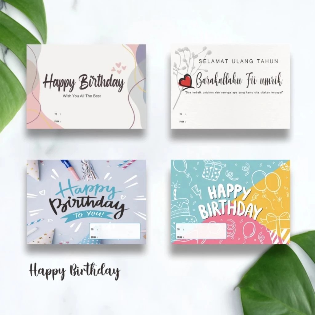 

(PER 10 LEBIH MURAH) KARTU UCAPAN/ HAPPY BIRTHDAY/ GREETING CARD/ GIFT CARD/ KARTU UCAPAN WISUDA/ GRADUATION