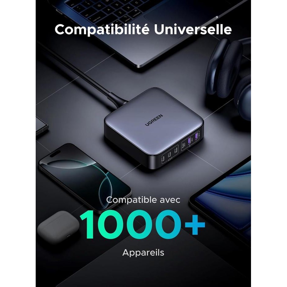 Ugreen Desktop Charger 140W 200W Fast Charging For Macbook Laptop