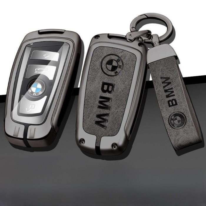 Metal Kulit Key Case Sarung Kunci Bmw F10 F20 F25 F30 X1 X3 520 320