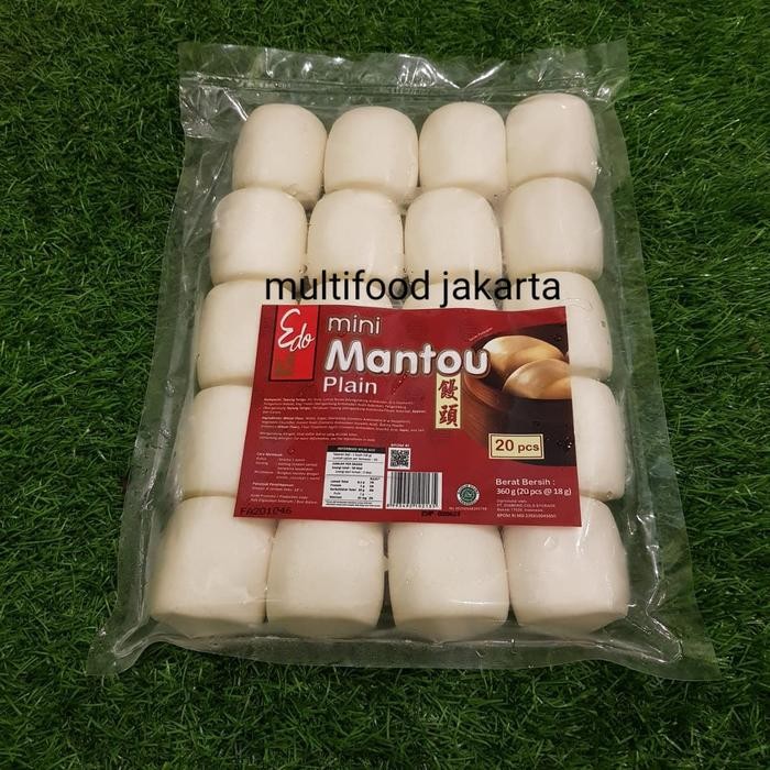 

Mantau edo mini plain frozen isi 20