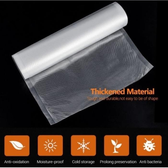 Plastik Vacuum Makanan Delkochoice 20 x 500 cm Vacuum Sealer Emboss