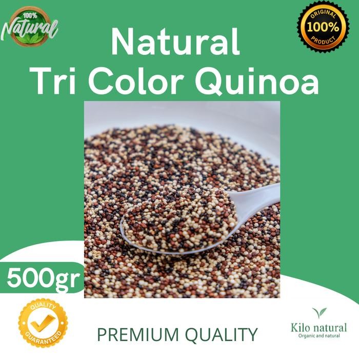 

Natural Tri Color Quinoa 500Gram