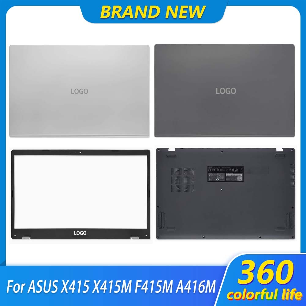 New For ASUS X415 X415M F415M A416M X415J UA DA KA FA Laptop LCD Back Cover Front Bezel Palmrest