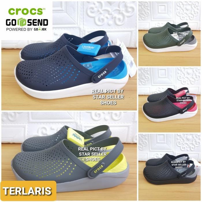 READY Sandal Crocs Pria Literide Clog Original Crocs