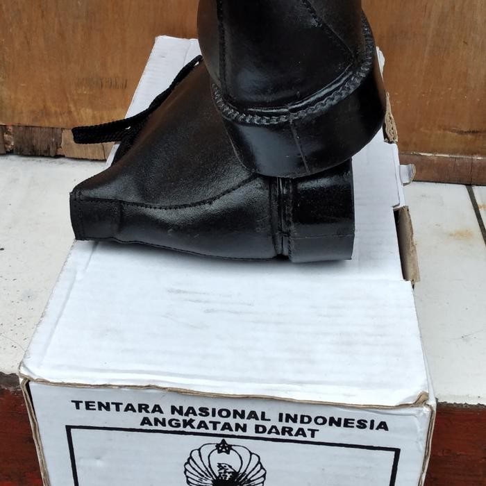 Terbaru Sepatu Pdh Standar Tni-Ad Kulit