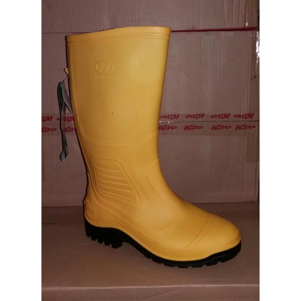 Terbaru Sepatu New Era Boots Kuning Karet