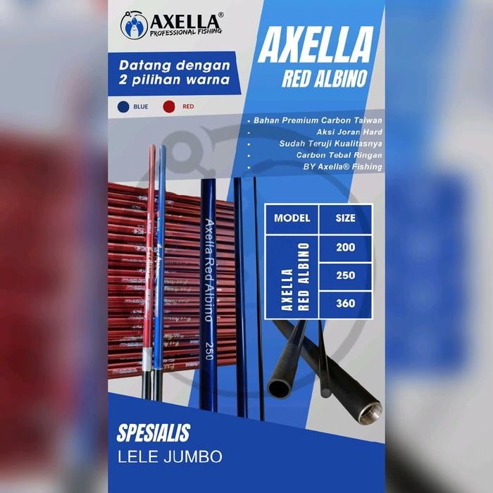 Tegek Axella Red Albino Carbon Taiwan