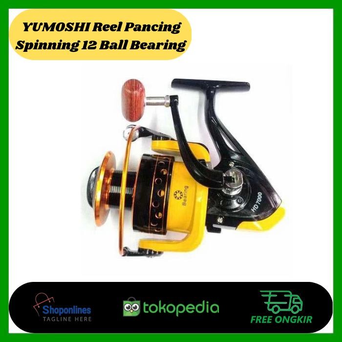 Reel Pancing YUMOSHI hHD7000 12 Ball Bearing