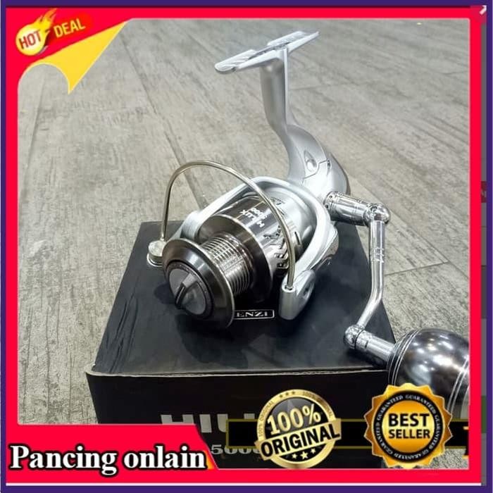 Reel Pancing Reel 5000 Kenzi Hilux 5000 7+1 bb + Reel Bag alat Pancing