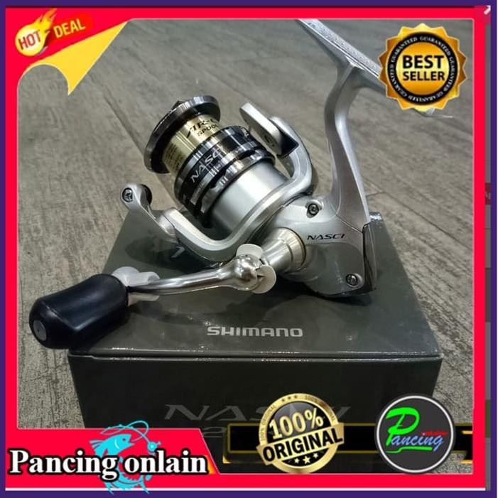 Reel shimano / Reel pancing / Shimano Nasci 2500 4+1 bb alat pancing