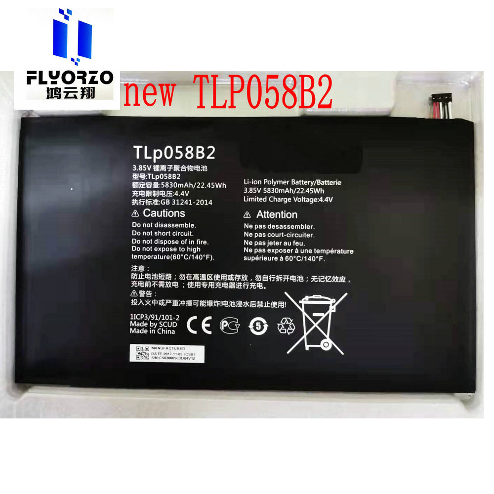 New High Quality Battery For Alcatel TLP058B2 Tablet Battery