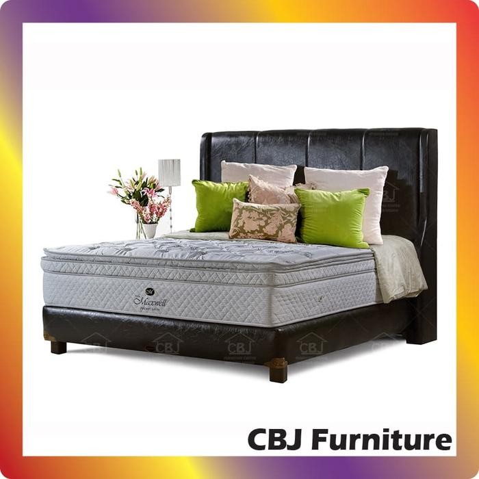 Quantum Kasur Springbed Pocket Latex - Full Set - 160X200