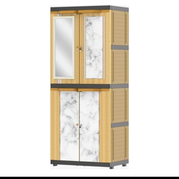 Lemari Pakaian 2 Pintu Lemari 2 Pintu Naiba Ebony Lemari Naiba 1523
