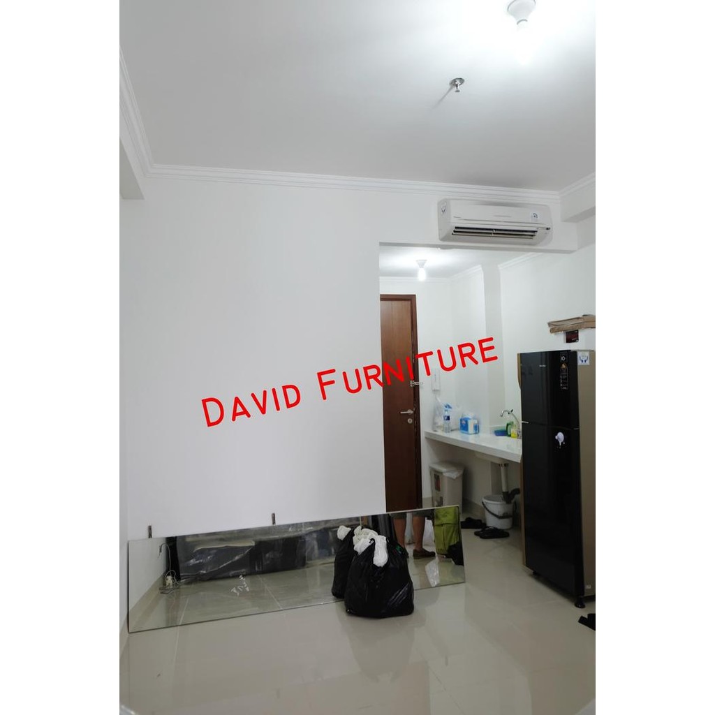 Lemari Baju Modern Kaca + Meja Rias Dan Cern Rias Studio