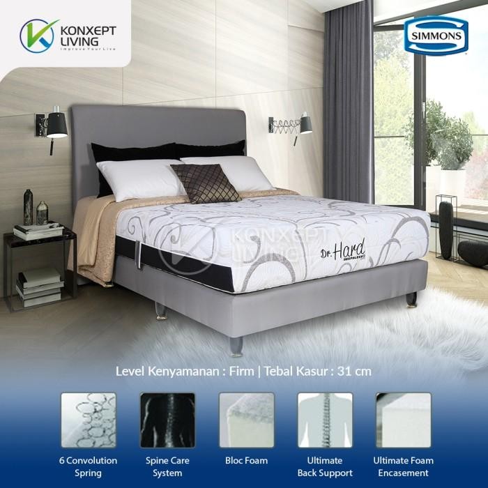 Kasur Simmons Dr Hard Springbed - 140X200 Springbed (Hanya Kasur)