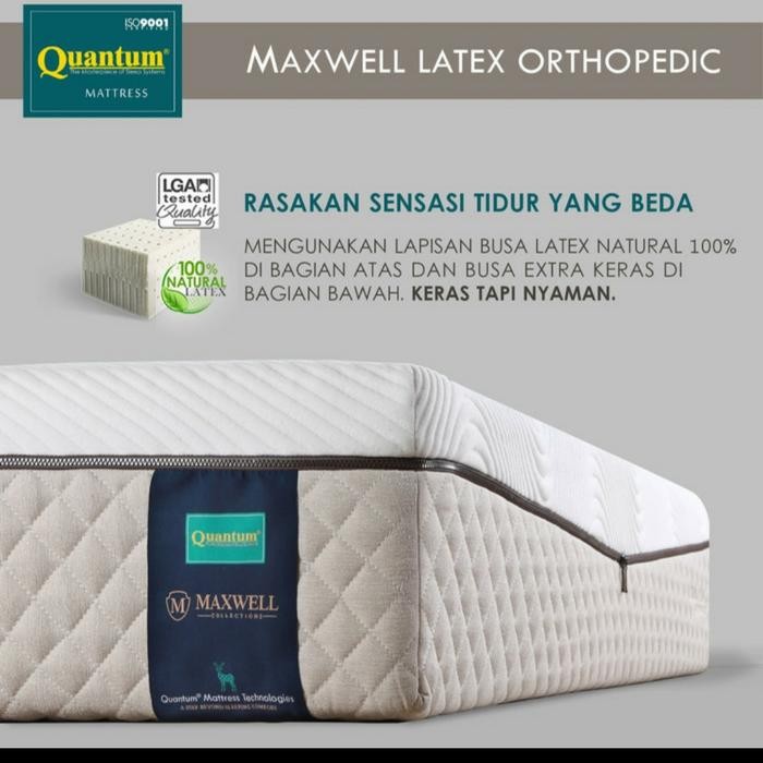Quantum Maxwell Latex Orthopedic 160X200 Cm Kasur Natural Latex