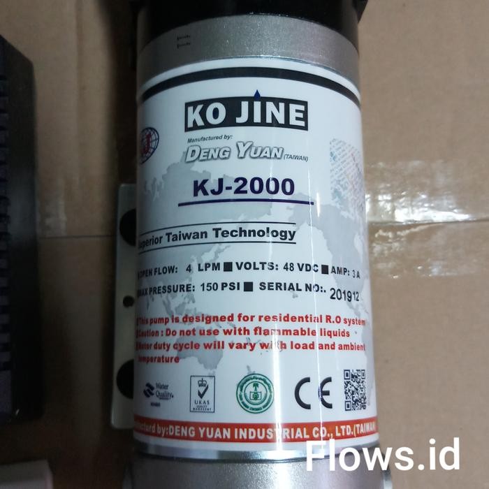 Pompa Ko Jine 48 Volt 3A KJ 2000 - Booster Pump 48V RO Reverse Osmosis