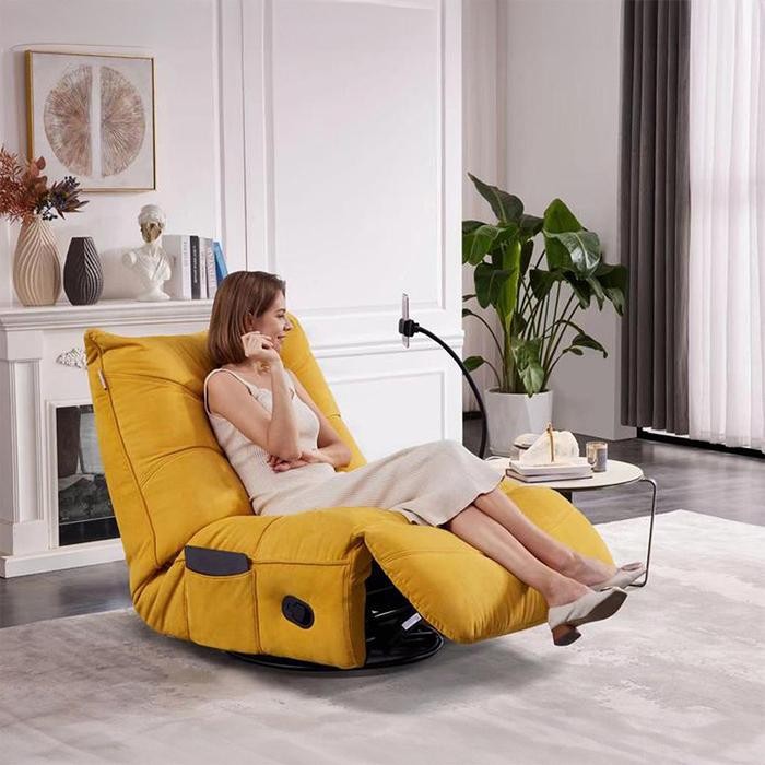 Informa Cheers Melody Sofa Recliner Rocking 1 Seater - Kuning