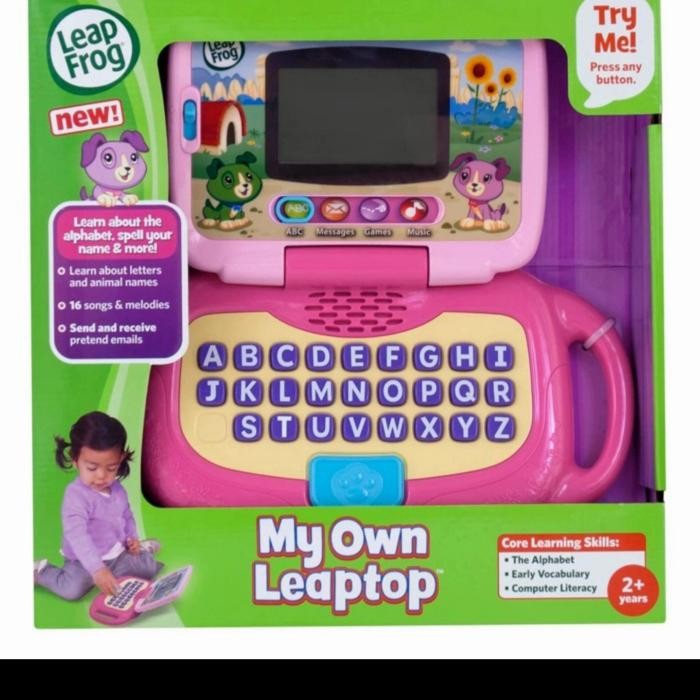 LeapFrog My Own Leaptop Toy Laptop Green or Pink