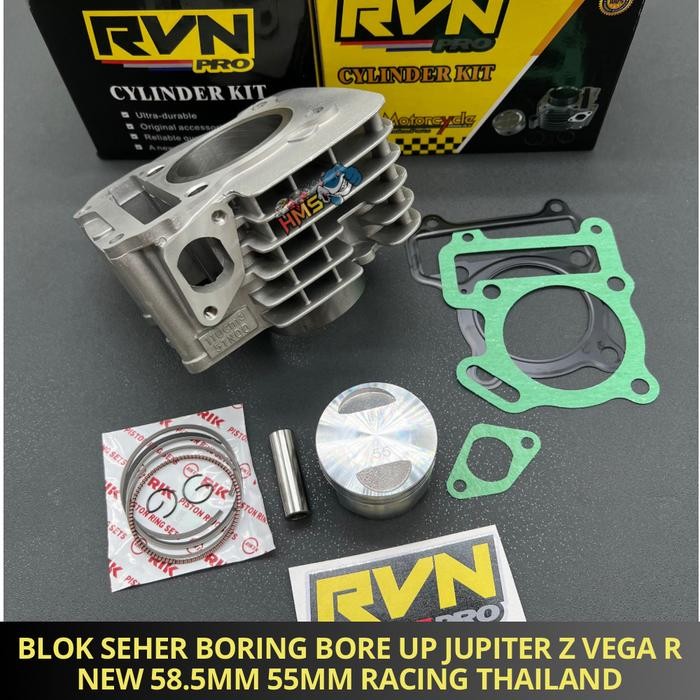 BLOK SEHER BORING BOREUP JUPITER Z VEGA 55 55MM 58 58,5MM RVN THAILAND masih ready