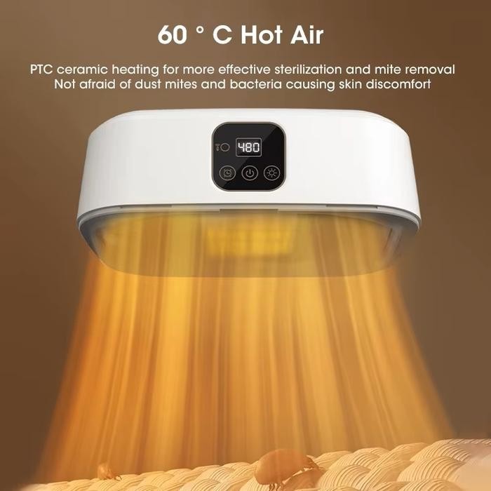 Mesin Alat Pengering Baju Pakaian Elektrik Portable Travel Pemanas UV Smart Clothes Dryer Remote