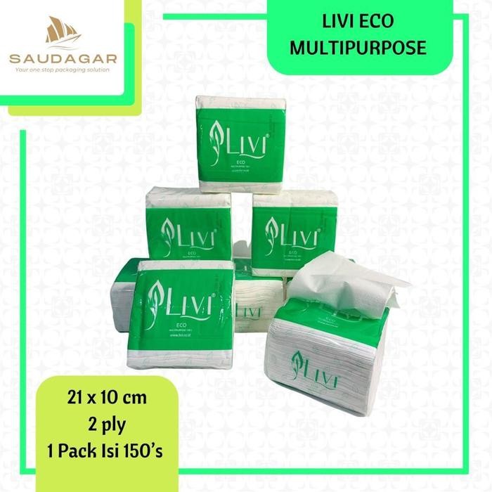 

Tissue Meja Makan Livi / Tisu Livi Eco Multi Puose / Tisue Kotak