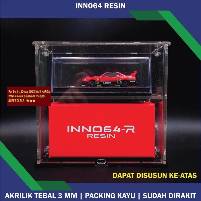 TERRA Akrilik Diecast Display Box 1 64 Inno64 Resin