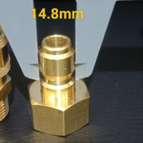 Connector nepel M 22 - 3/8" sambungan Female quick release