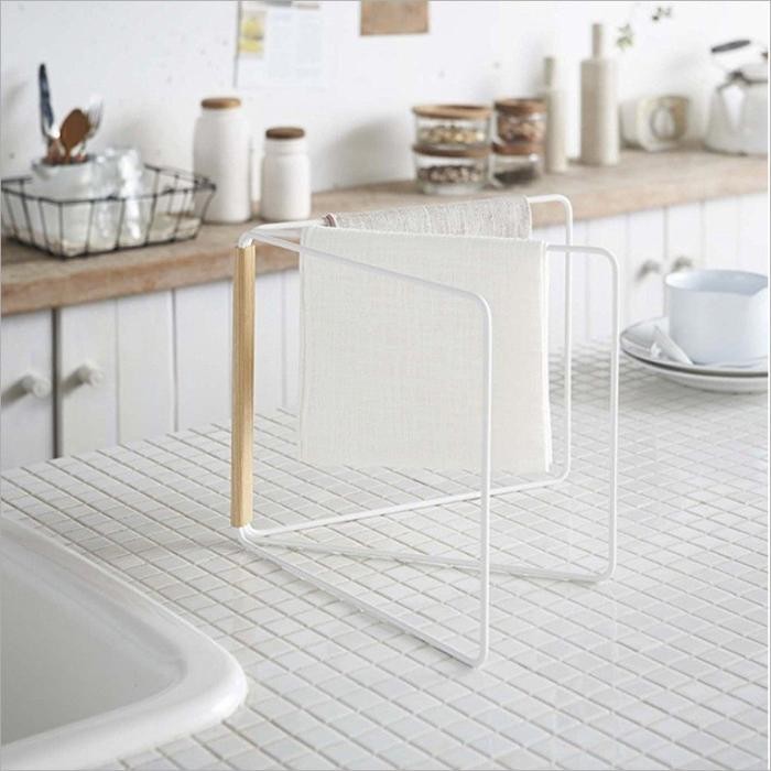 

TECKAGURA Rak Gantung Kain Dapur/Kamar Mandi Nordic Style serbaguna Estetik