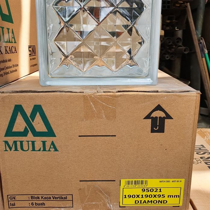 Glass Block Mulia Diamond Per Dus Gratisongkir
