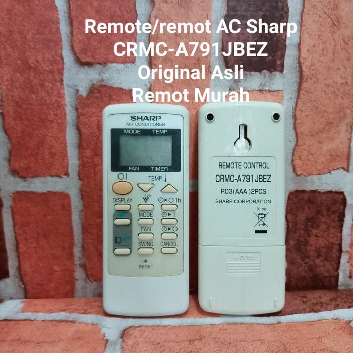 REMOTE AC SHARP CRMC-A791JBEZ ORIGINAL