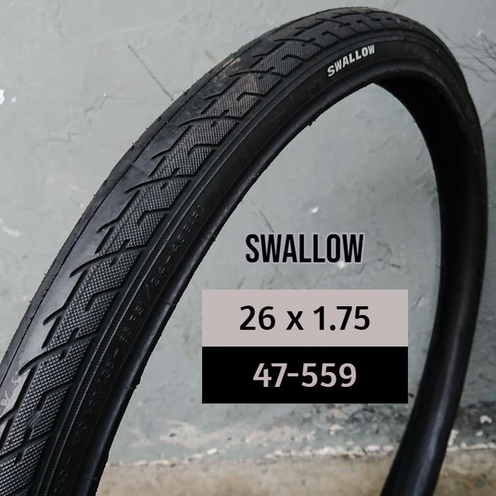 MURAH Ban Luar Swallow Deli Tire 26 x 1.75 Sepeda Federal Touring 47-559
