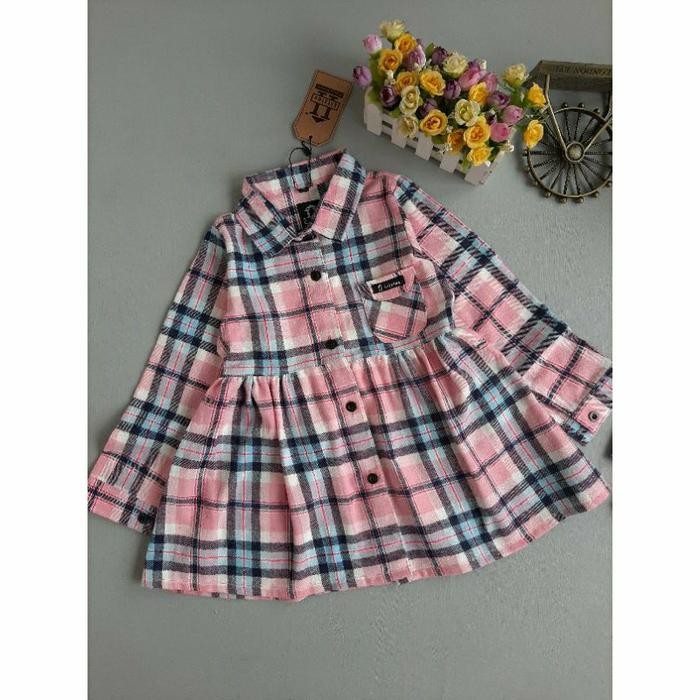 kemeja flanel anak perempuan1