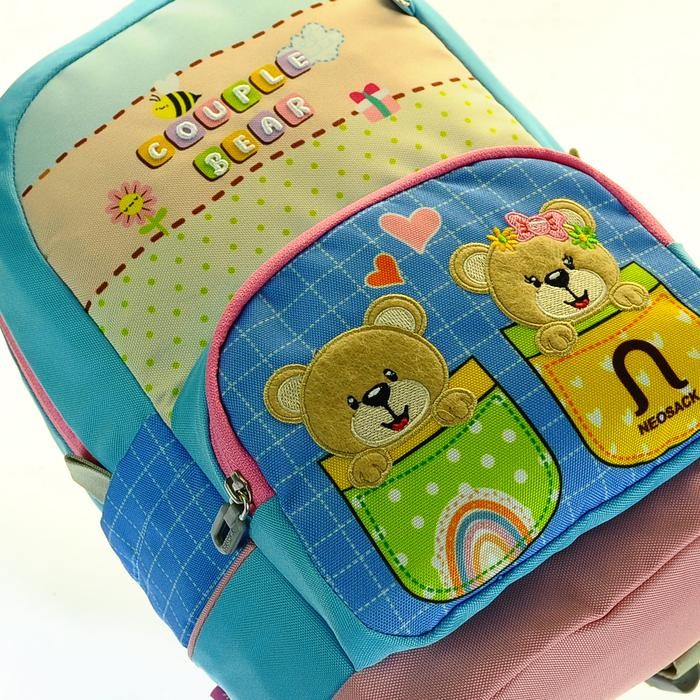Neosack Tas Ransel Anak Tas Sekolah Backpack Anak Couple Bear Na95113