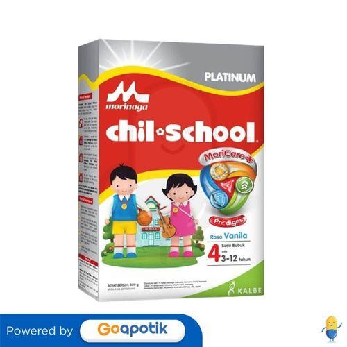 

MORINAGA CHIL SCHOOL PLATINUM USIA 1-3 TAHUN RASA VANILA 400 GRAM DUS