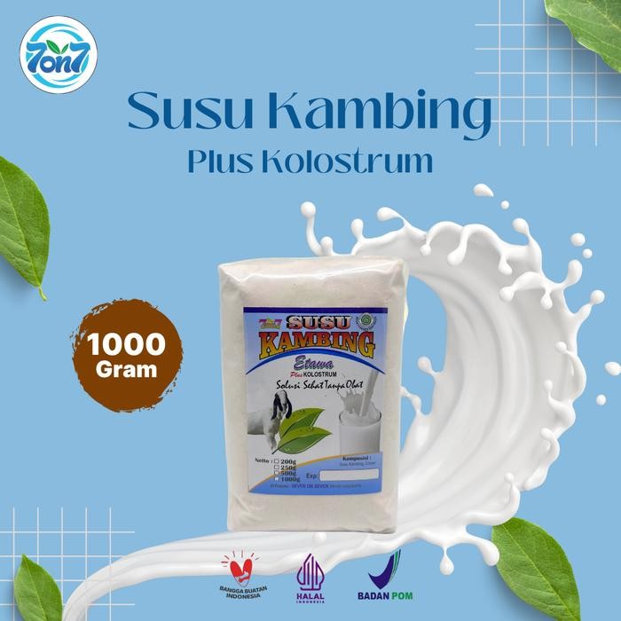 

Susu Kambing Etawa Bubuk Varian Plus Kolostrum 1000gr Dairy
