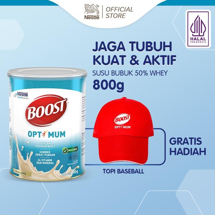 

Boost Optimum 800g Free Topi Baseball