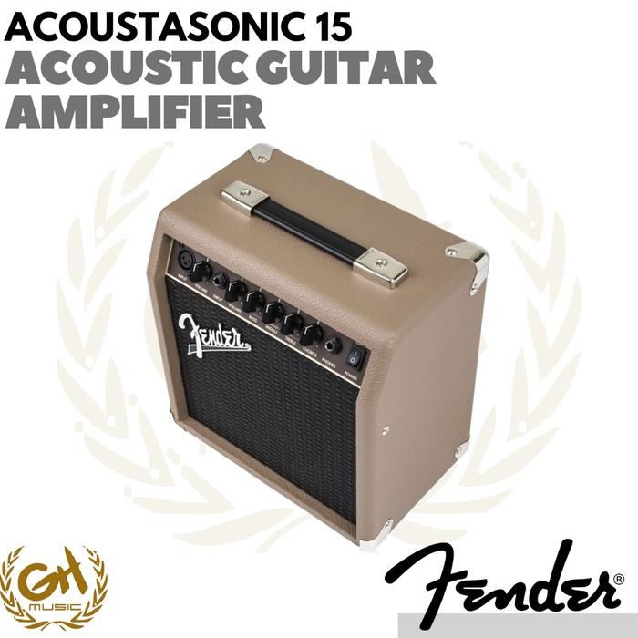 Fender Acoustasonic 15 Acoustic Guitar Amplifier - Ampli Gitar Akustik