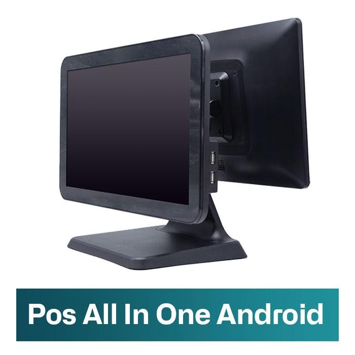 Paket Alat Mesin Kasir Single & Dual Monitor Touchscreen 15,6 Inch Android Iware Include Printer Dan