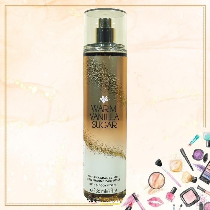 Terbaru Bbw Fine Fragrance Mist Warm Vanilla Sugar 236Ml (Original Counter + Bpom Resmi) Ready
