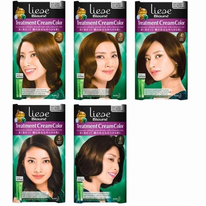 Terlaris Liese Blaune Treatment Cream Color Cat Rambut Uban Ready