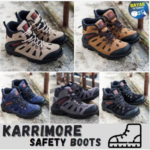 Sepatu Boots Gunung Pria Karrimore Sepatu Hiking Pria Safety Outdoor