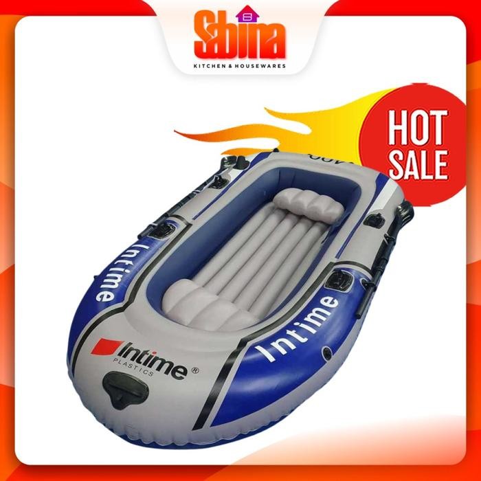 Perahu Karet Mancing Inflatable Fishing Boat 4 Person