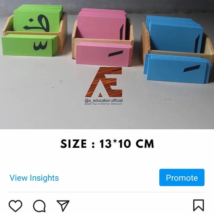 Sand Paper Hijaiyah Belajar Hijaiyah Montessori Edukasi Anak