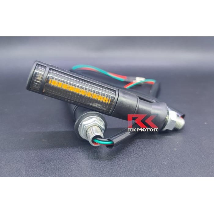 Lampu Sein Motor Led DRL Sen Running Model Tube *