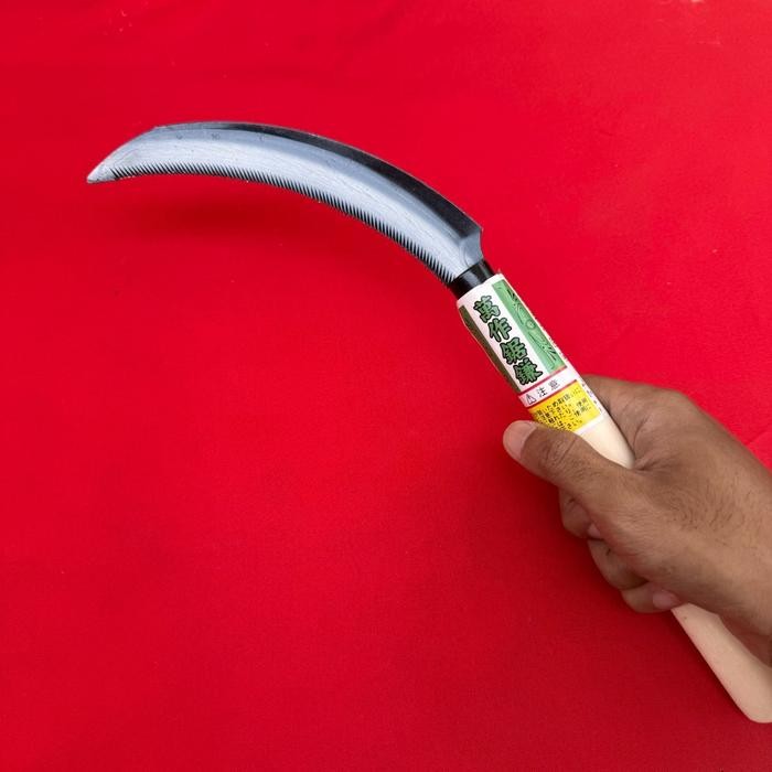 Sabit Arit Padi Bergerigi Baja Super Untuk Pertanian *